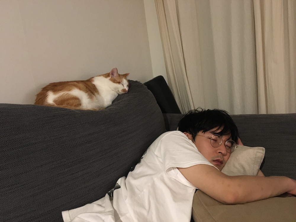 꿈나라에 빠진 모습조차 닮아가는.